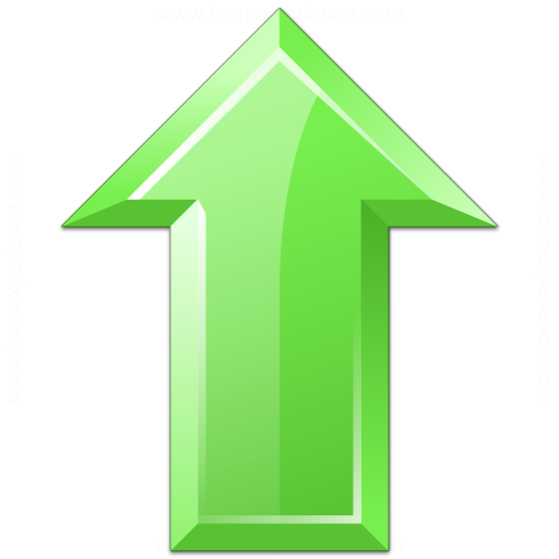 IconExperience Â» V-Collection Â» Arrow Up Green Icon