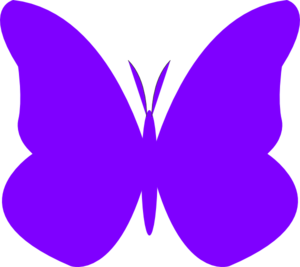 Clipart butterfly purple