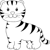 Tiger Â» Coloring Pages Â» Surfnetkids