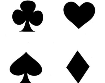 heart spade club diamond – Etsy