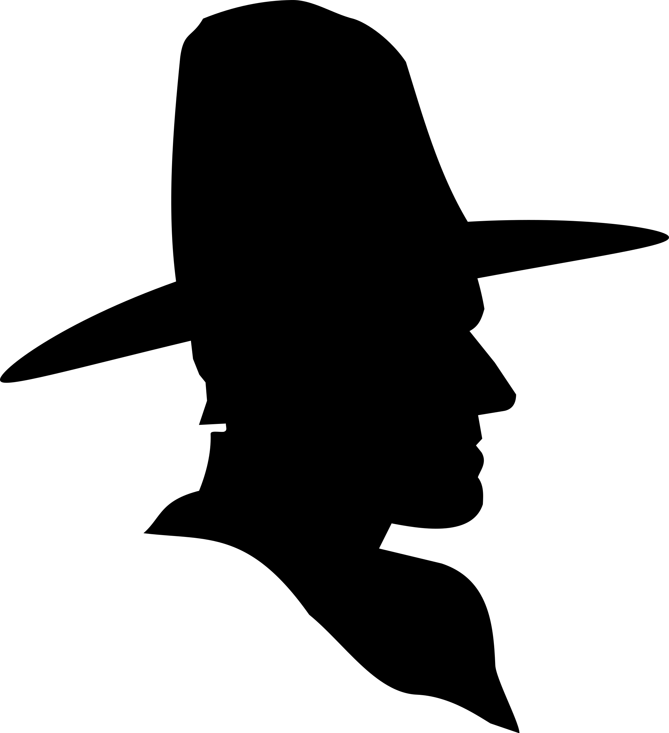 Cowboy Silhouette Clipart