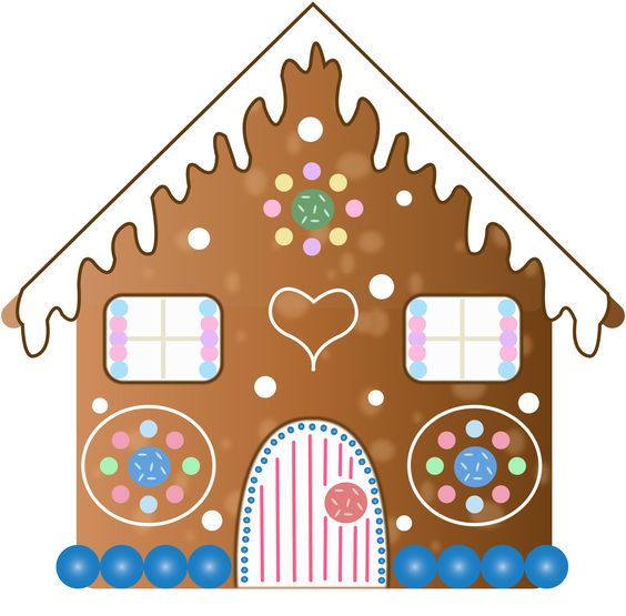 Cartoon christmas houses clipart best