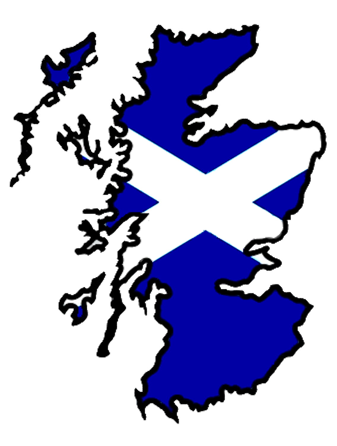 The cotland clipart map