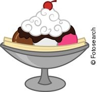 Banana Split Clipart