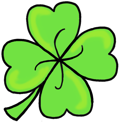 How to Draw a Four Leaf Clover or Shamrocks for Saint Patricks Day ...