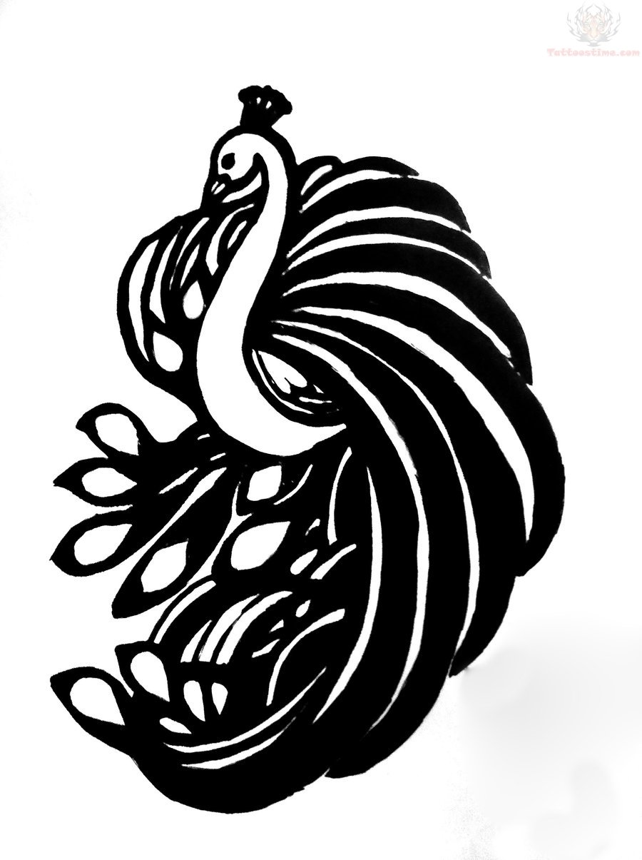 Simple Peacock Designs - ClipArt Best