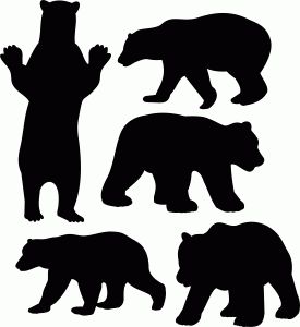 Bear Silhouette | Moose Decor ...