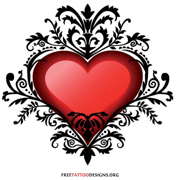 Classy, Heart tattoo designs and Sacred heart tattoos - ClipArt Best ...