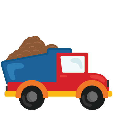 Dump truck clipart no background