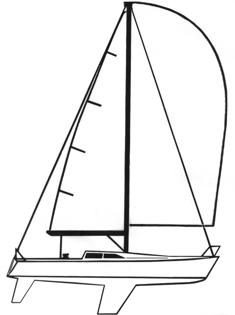 Sailboat Line Drawings - ClipArt Best