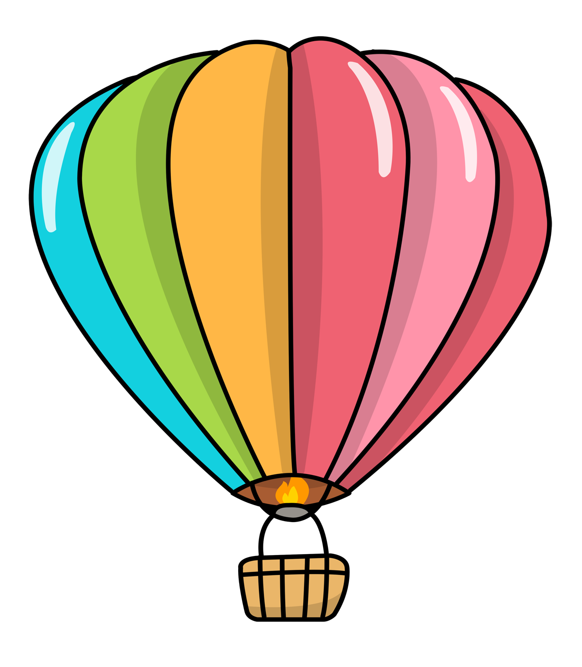 Cartoon balloons clip art