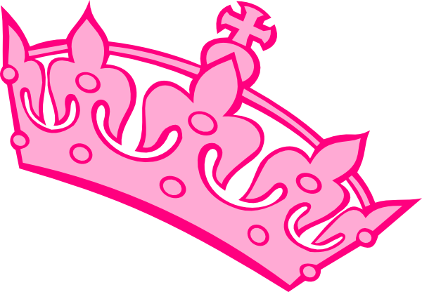 Pink princess crown clipart - ClipartFox