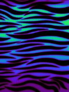 Neon, Zebras and Backgrounds