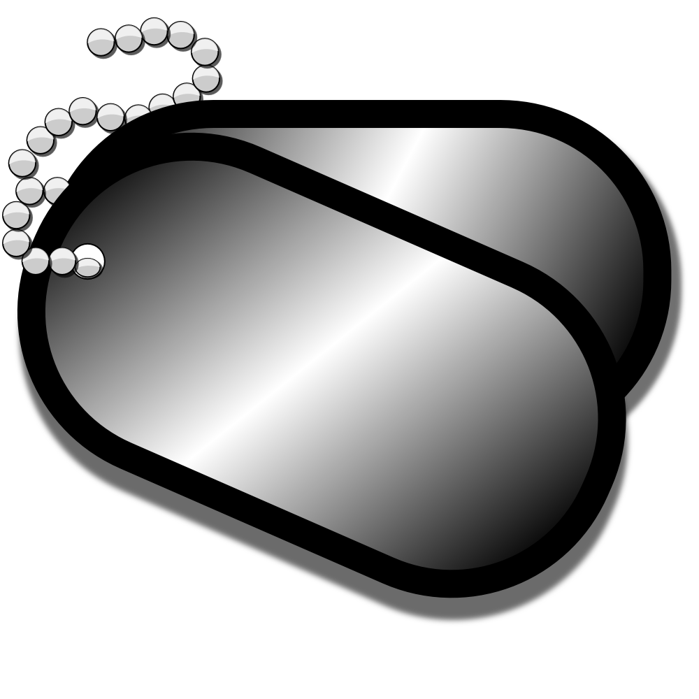 Dog Tag Clip Art