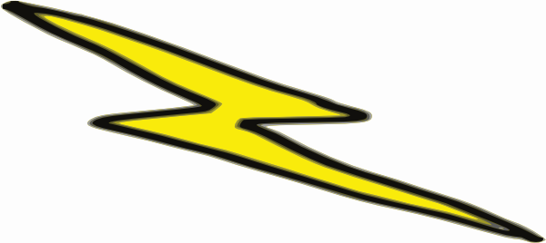 Lightning scar clipart
