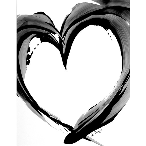 1000+ images about The black & white heart