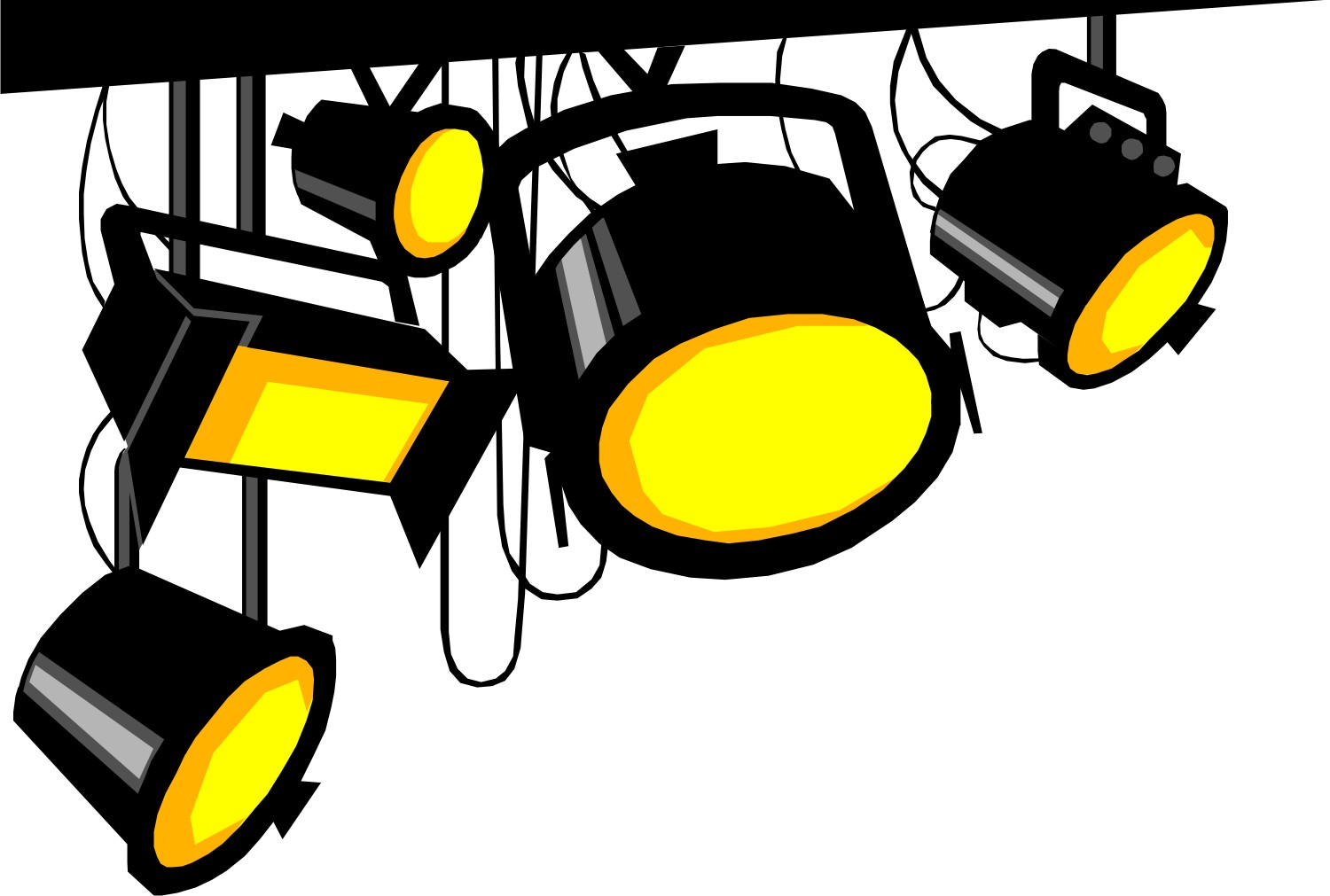 Stage performance clipart