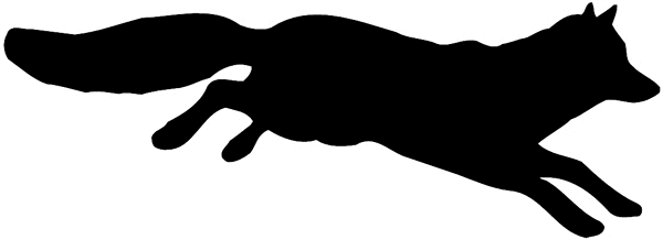 Fox Silhouette Clipart