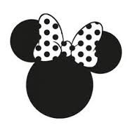 Minnie mouse ears silhouette clipart