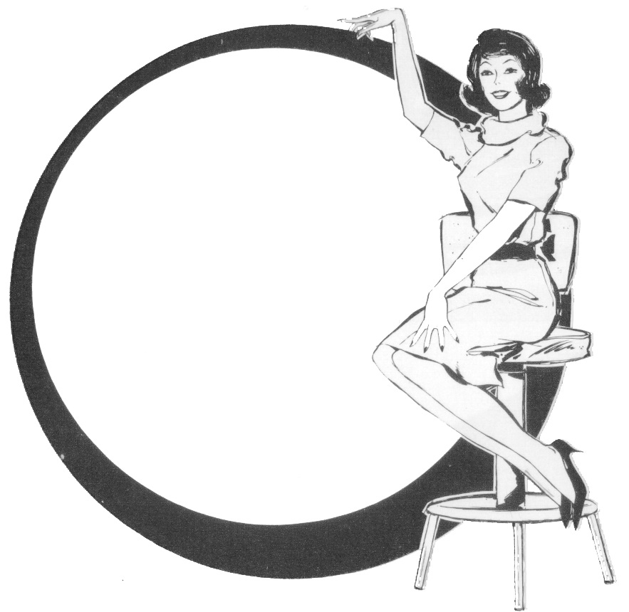 Retro 50s Border Clipart