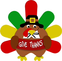 Give Thanks Turkey | Thanksgiving Clip Art - Christart.
