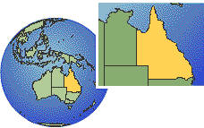 Current local time in Queensland, Australia