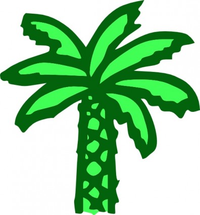 Cartoon palm tree vector clip art Free vector for free download ...