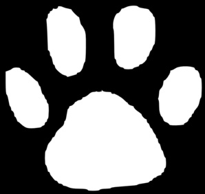 Tiger Paw Print Outline Clip Art | costume ideas