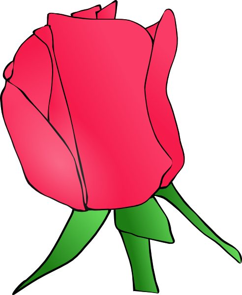 Rose clip art Free Vector