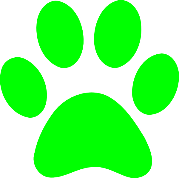 Blues Clues Green Paw Clip Art - vector clip art ...