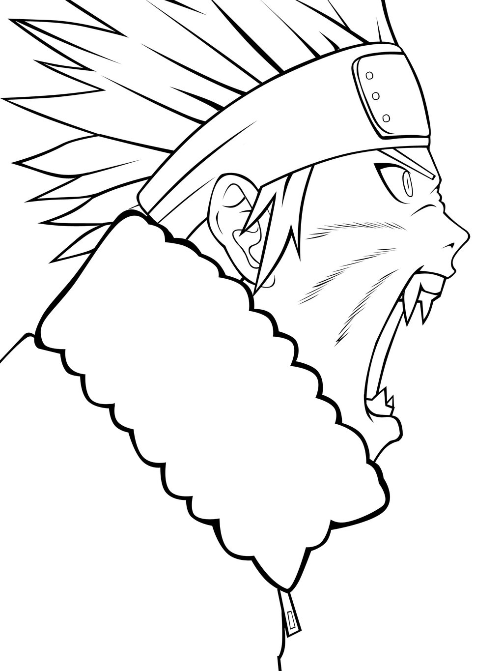 Naruto Lineart