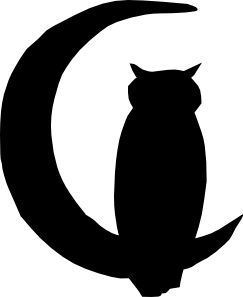 Owl Silhouette | Drawing Owls, Tree ...