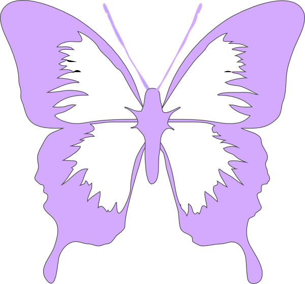 Purple butterfly png clipart