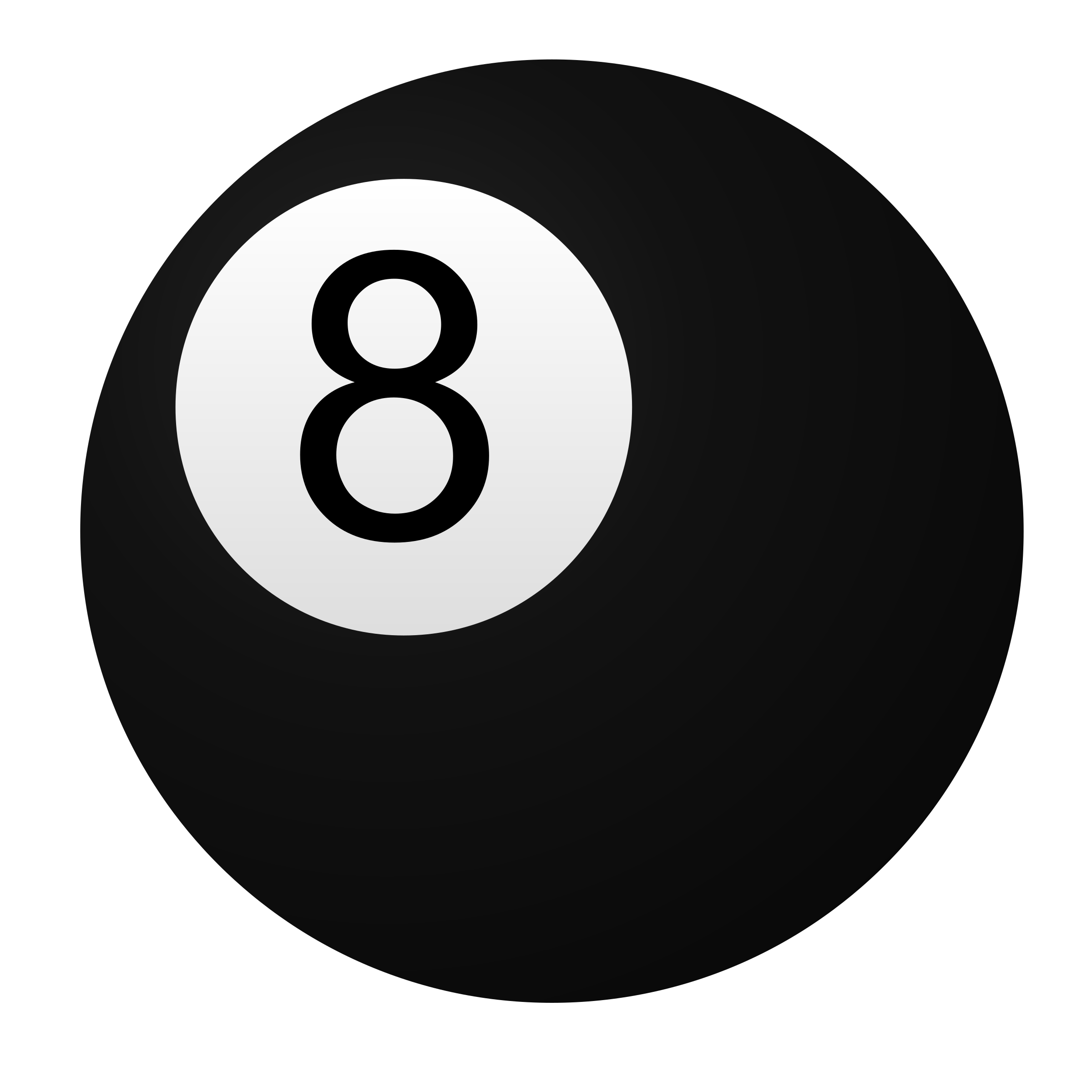 Clipart - 8 ball