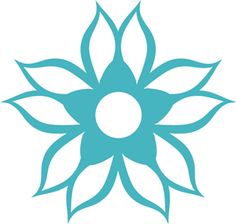 Clipart flowers silhouette