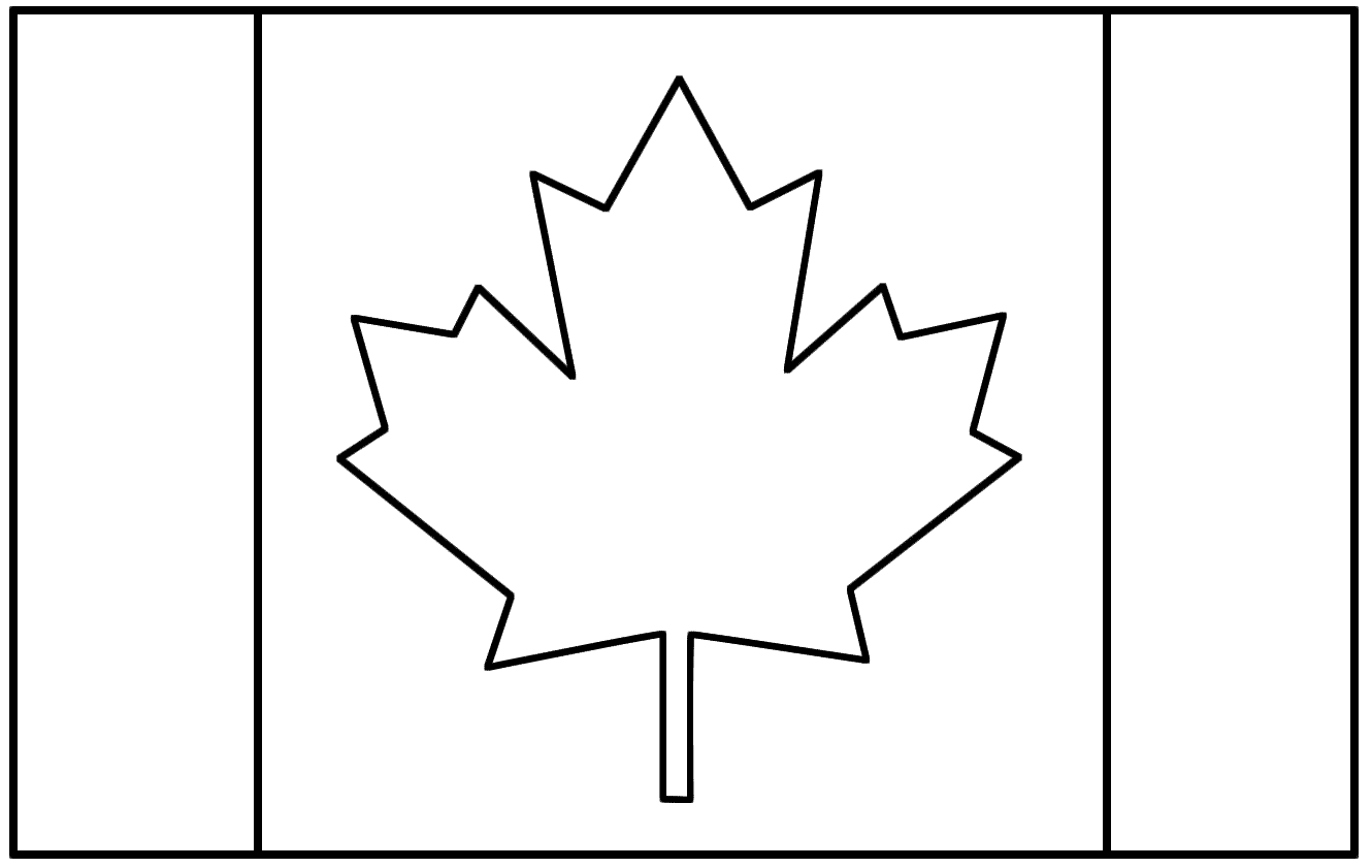 Canadian Flag Template Free - ClipArt Best