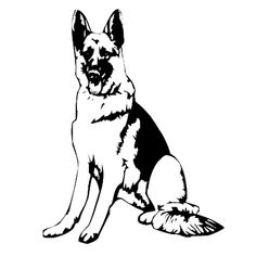 German Shepherd Clip Art - Tumundografico