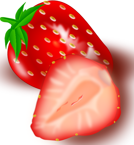 Strawberry clip art Free Vector / 4Vector