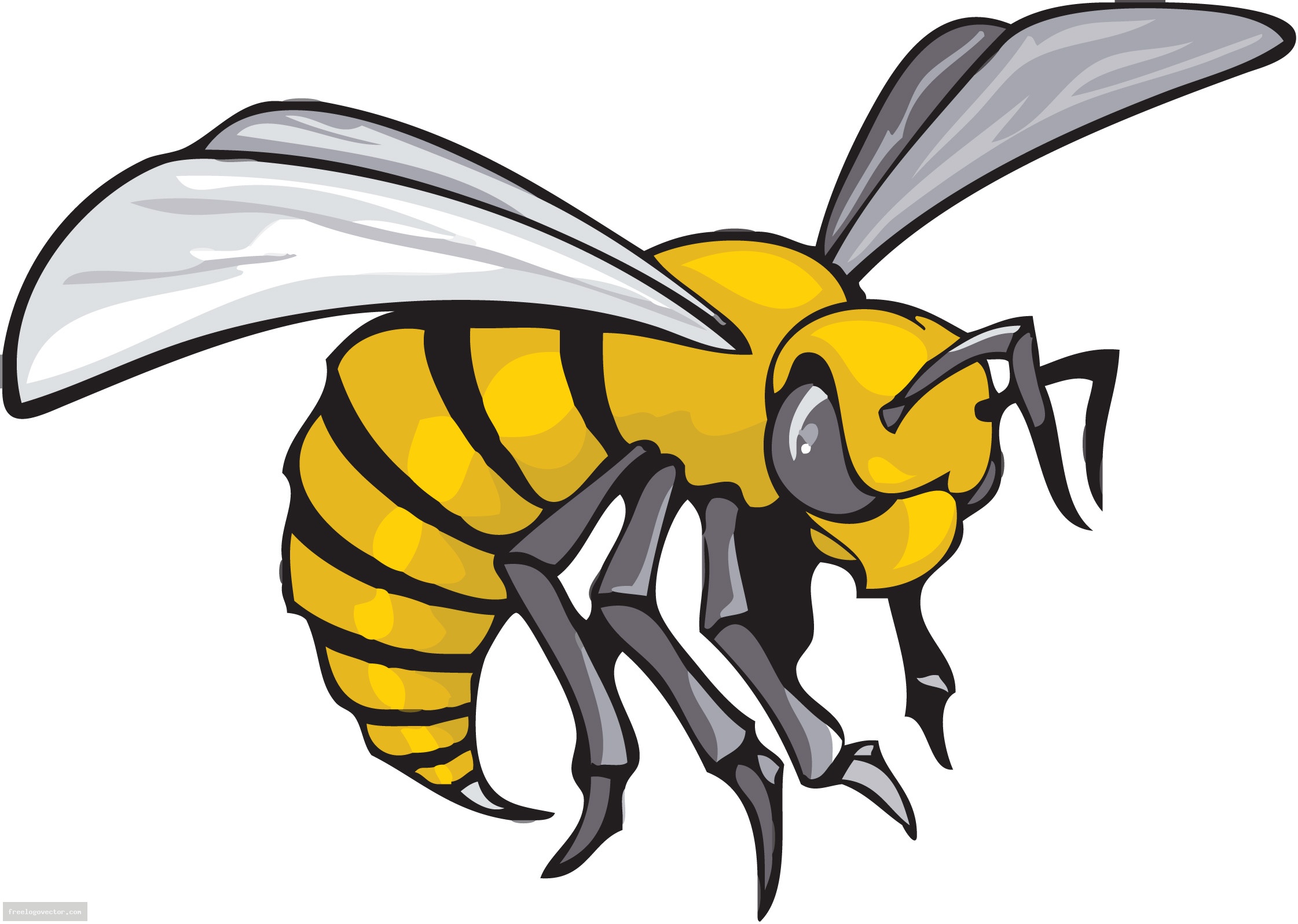 Hornet Mascot Clipart