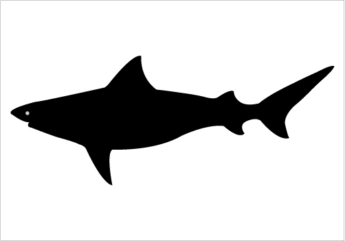 Shark Silhouette Clipart