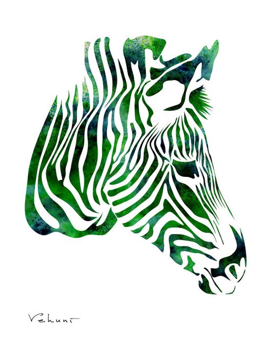 Zebra print, Originals and Art