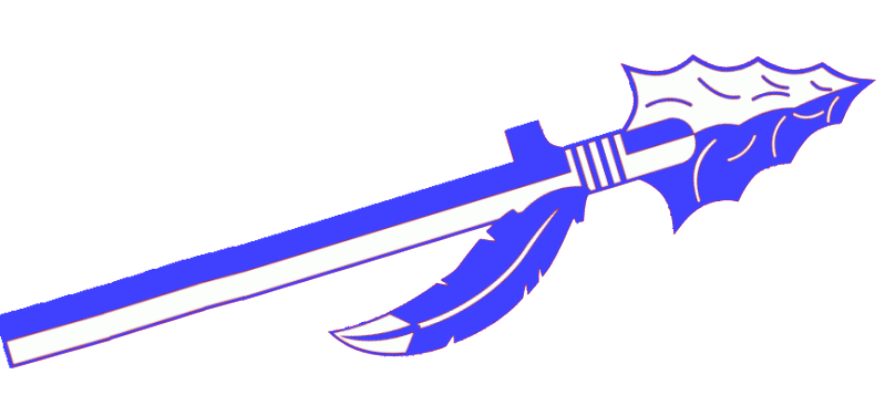 Indian spear clipart