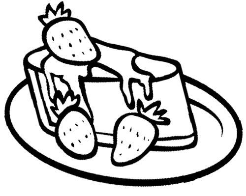 Strawberry cheese cakes, Coloring and Cheese cakes