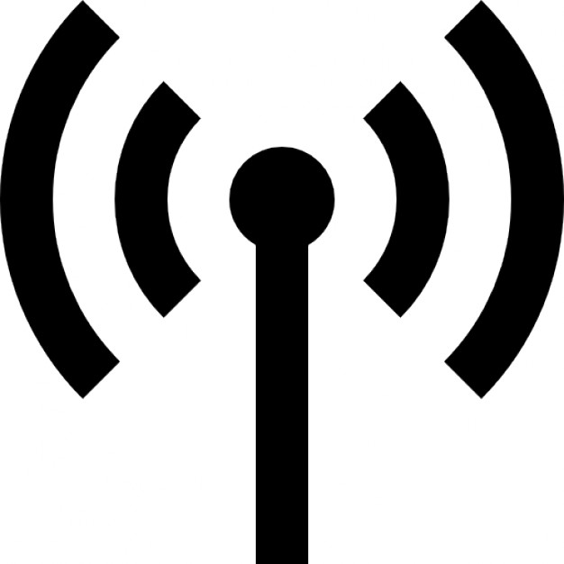 Antenna with signal transmission Icons | Free Download