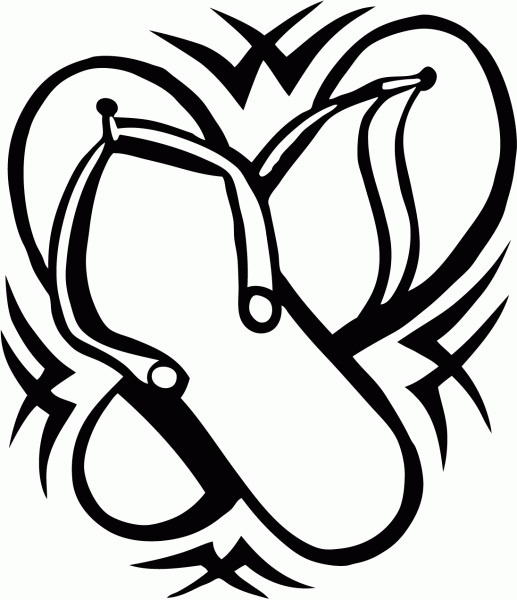 Free Printable Flip Flop Coloring Pages - AZ Coloring Pages