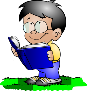 Boy Reading Clipart - Tumundografico