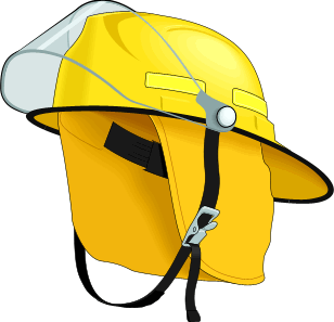 Fireman cap clipart