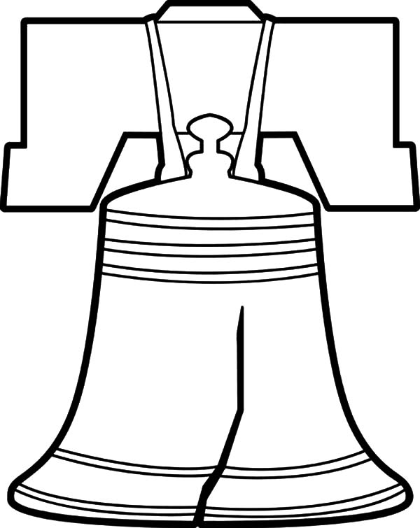 The Steeple of Pennsylvania State House Liberty Bell Coloring ...