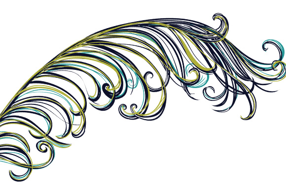 Peacock feather clip art