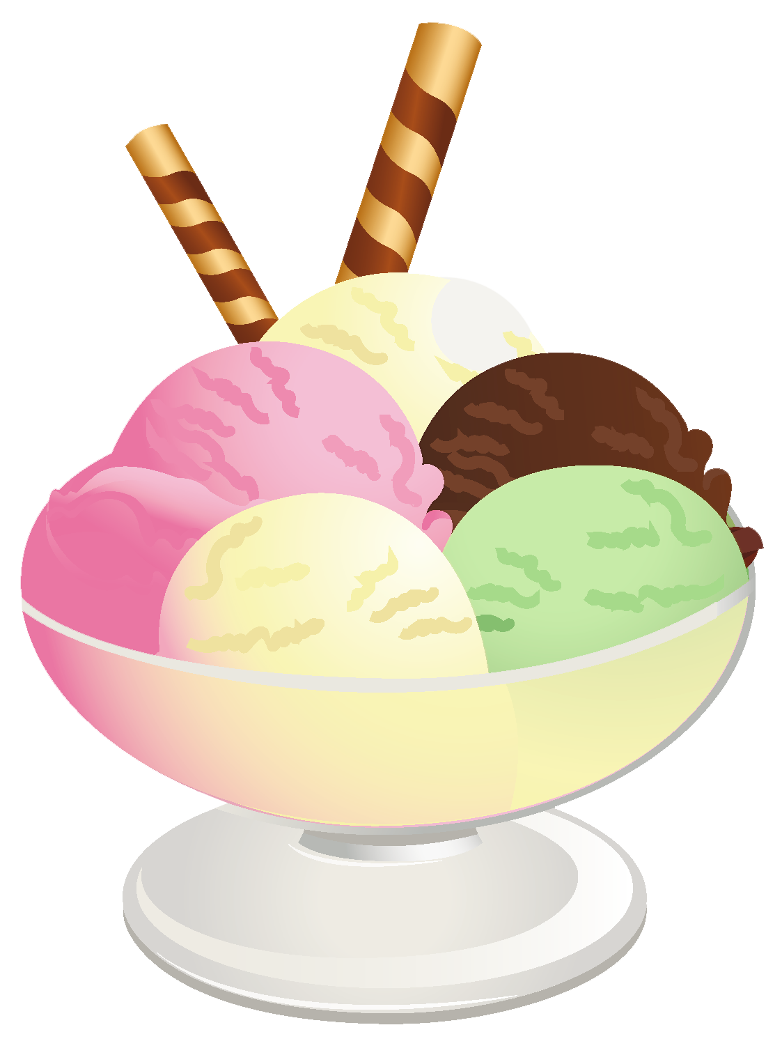 Ice Cream Sundae Clipart - 50 cliparts